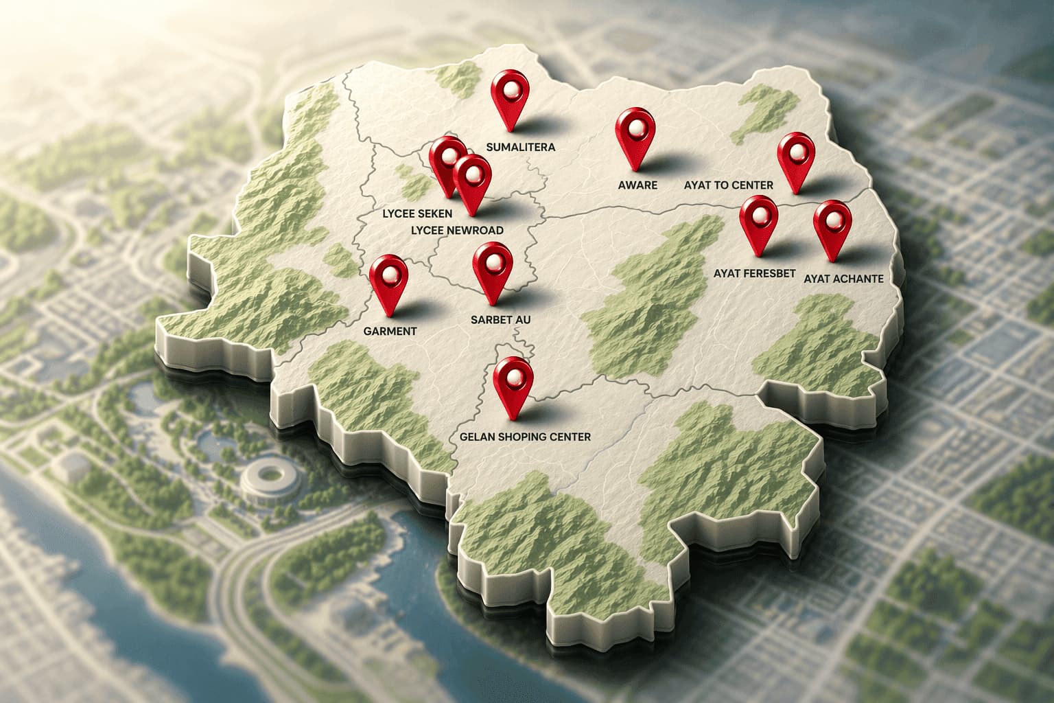 Addis Ababa location map